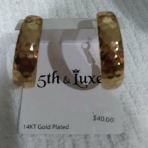 14 KT Gold Plated Earrings